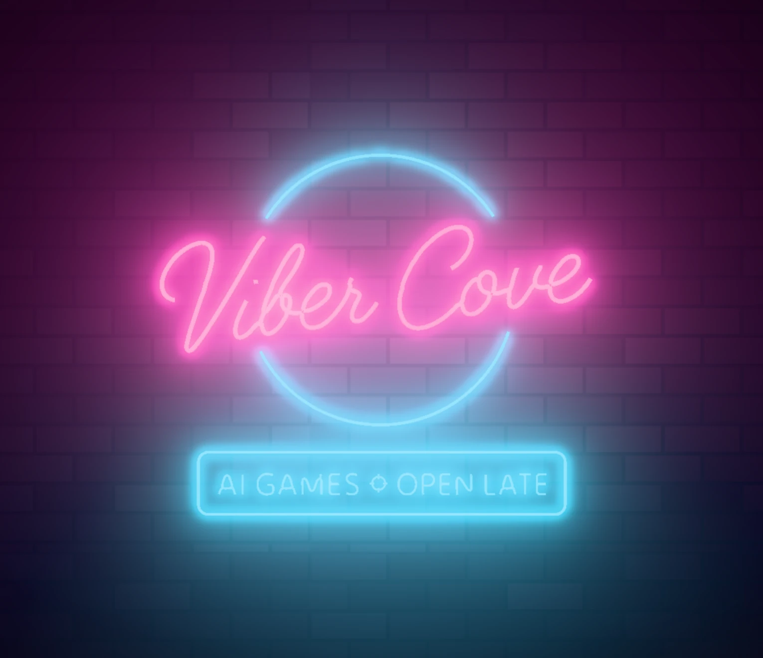 Viber Cove. AI games, open late.